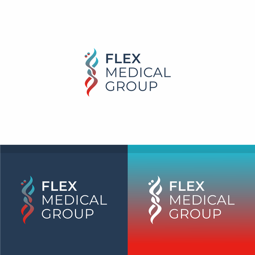 Design sleek and modern logo for an Flex Medical Group Design by DSGNESIA™