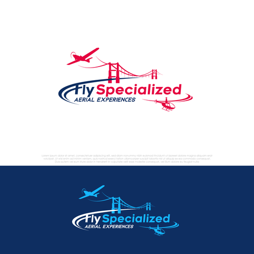 Helicopter | Aviation Company logo for flight experiences Réalisé par Walco