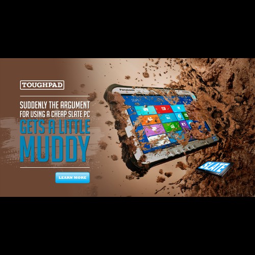 Create eye catching banner ads for the latest rugged tablet pcs! Design by LocLe