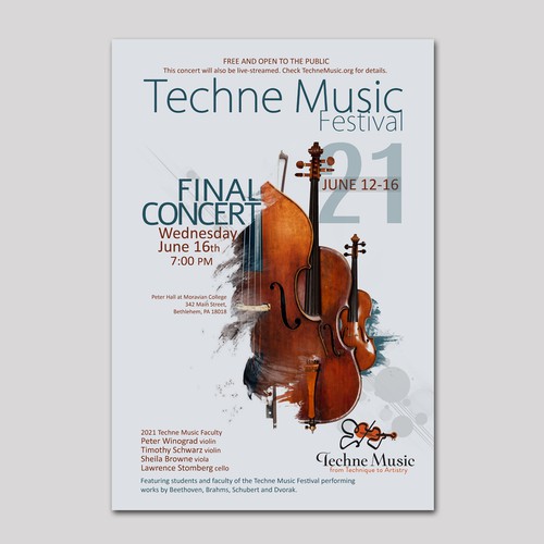 Classical music festival | Poster contest | 99designs