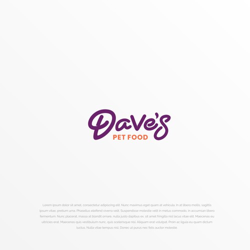 Logo for family owned pet food company Design by R.one