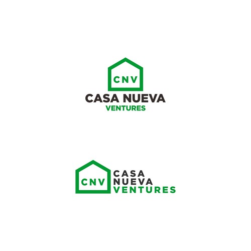 Real estate investing logo symbolizing growth Design by << NENTINEN >>