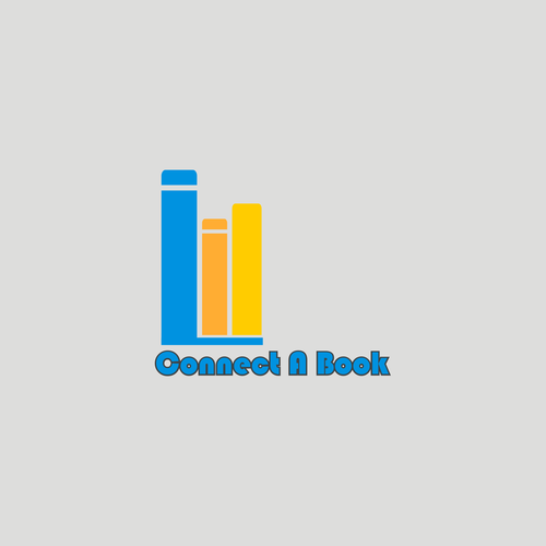 Create a great book-themed logo for Connect A Book Design by BouyaLim