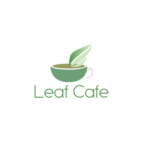 Design Logo: Leaf Cafe por Skyspearit