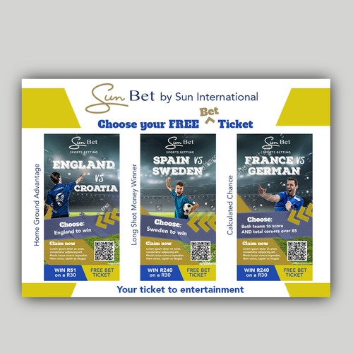 Free Ticket Ad - style overview Design by allMarv