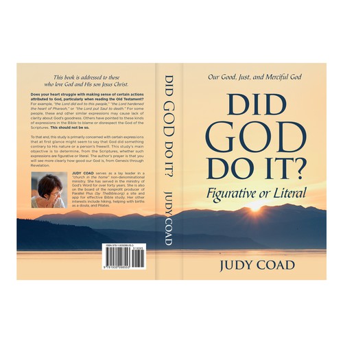 Design book cover and e-book cover  for book showing the goodness of God Diseño de aksaramantra