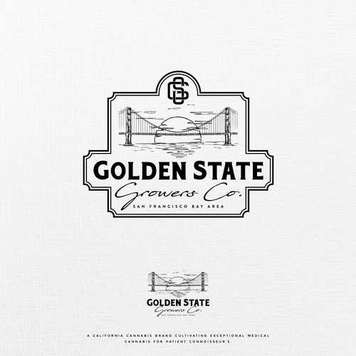 Create a stylish iconic logo for California Cannabis co Design by M E L O