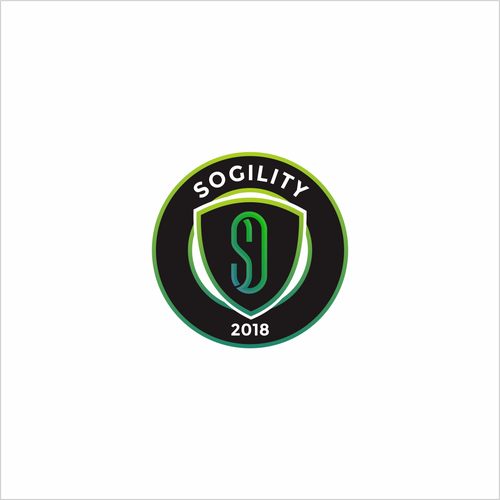 Football Crest Design for Sogility Design by zarzar