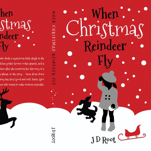 Design a classic Christmas book cover. Design by iMAGIngarCh+