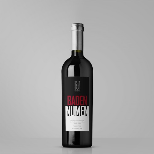 Product label contest entry by Byteripper