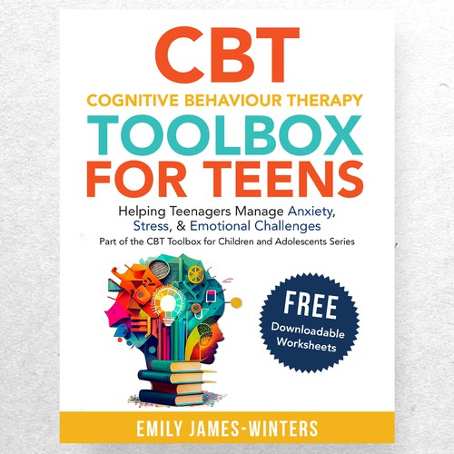 Create a unique and eye-catching book cover that would appeal to teenagers struggling with anxiety Design by ryanurz