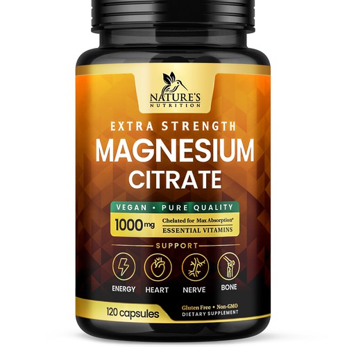 Premium Magnesium Citrate Design needed for Nature's Nutrition Design by Davi Giolo ★