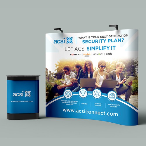 Design us a Trade Show Booth with flair Design by Xnine