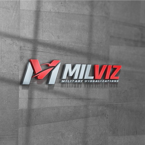 MILVIZ Logo - Producer of Military Flight Simulation Design by D E S P O T I C