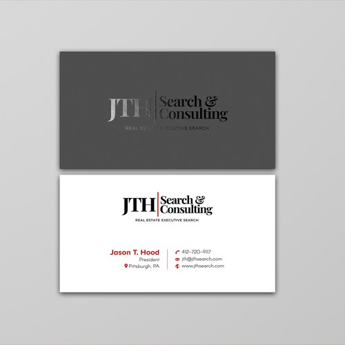 Business Card Design for Executive Search Firm Design by ™SF_Design™