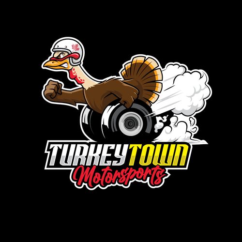 A logo for Turkey Town Motorsports? A name like that HAS to get your creative juices flowing. Design by Democomics