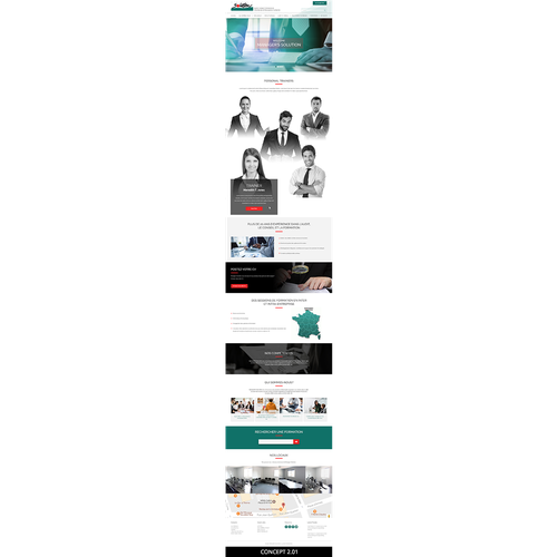 Web page design contest entry by FiveStarDesignerz