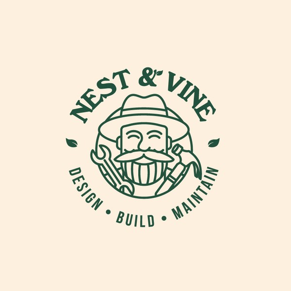 Logo for a handyman and gardener at the same time