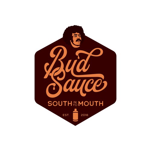 Powerful and eye catching BBQ sauce logo Design by Sawce Design Co.