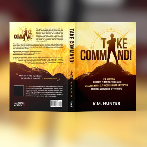 Design my book cover to Take Command! Design by GrafiqueX