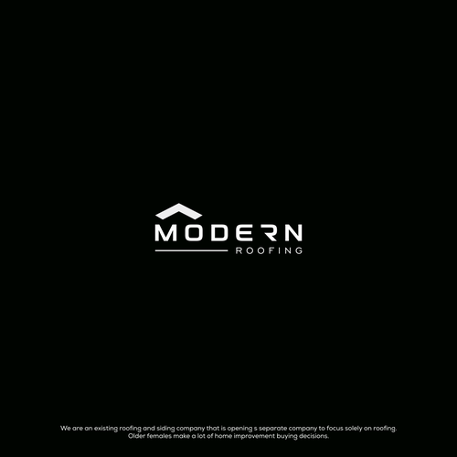 Modern Roofing - A new (modern looking) company in an old (not modern) industry Design by LEXItheDolphin