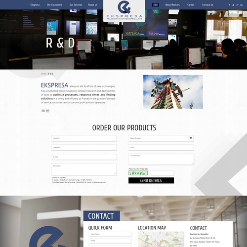 Parallax Website Design Wanted for Ekspresa Diseño de DezignLAB