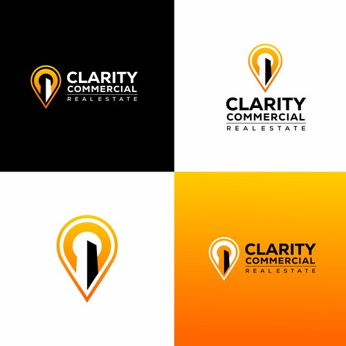 Logo + Brand Guide for Clarity Commercial Real Estate Design by Brain.co