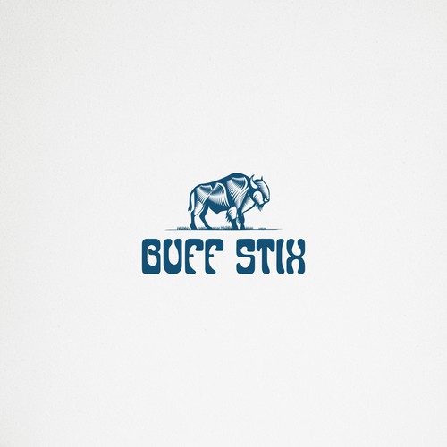 Buff Stix...Lean, Delicious, Buffalo Strong. Design by knight brands™