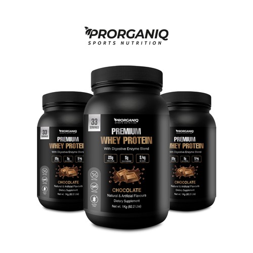 Design Need A Premium Label Design for Whey Protein Supplement di creationMB