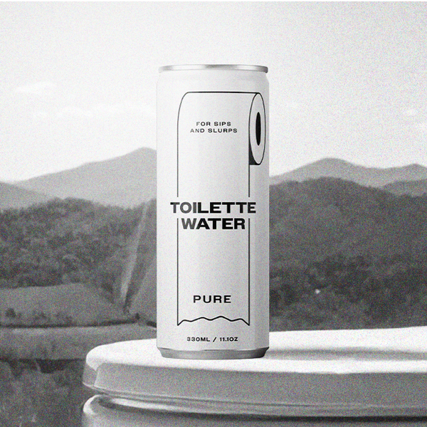 Design by tom+alex titled "Pack design for a new hype canned water brand for the erewhon audience"