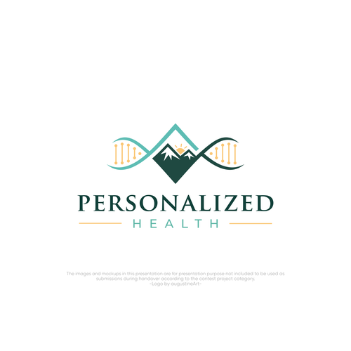 Simple, abstract logo that conveys luxury health experience Design by augustinArt