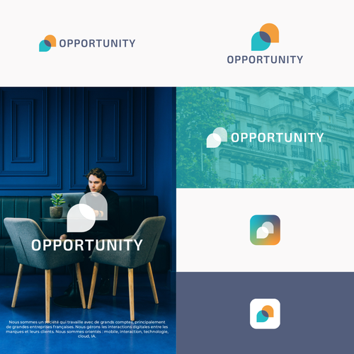 Design vincitore del contest "Refonte iconographique / logo Opportunity"
