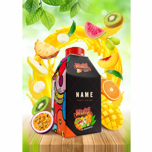 Dynamic poster design for Fruit Juice advertisement Design réalisé par Darka V