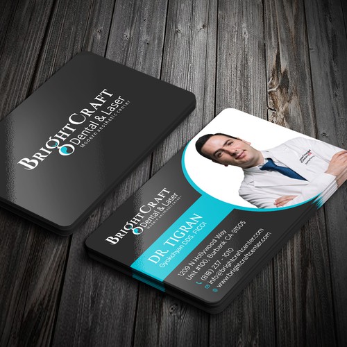 Modern Dental and Medical SPA business card Design réalisé par RENEXIT