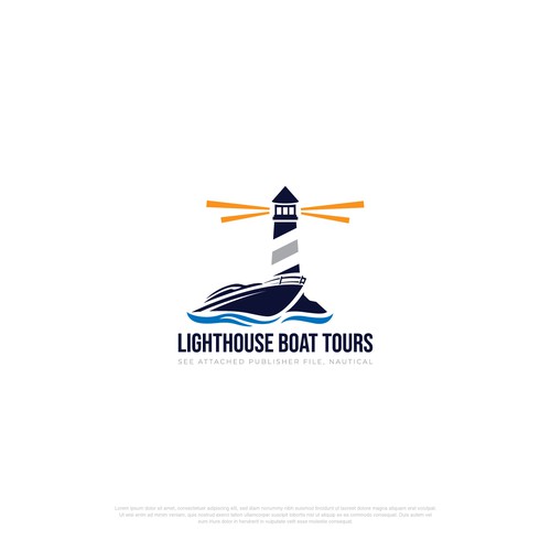 Lighthouse Boat Tours-ontwerp door Nick Camastra