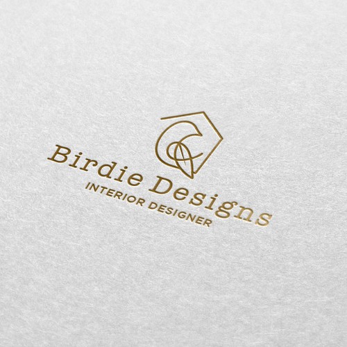 simple design logo to attract sophisticated clients for interior design and architecture Design by .MyArt.