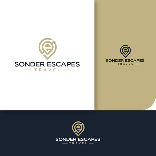 Luxury travel agency logo to appeal to international travelers. Design by AjiCahyaF