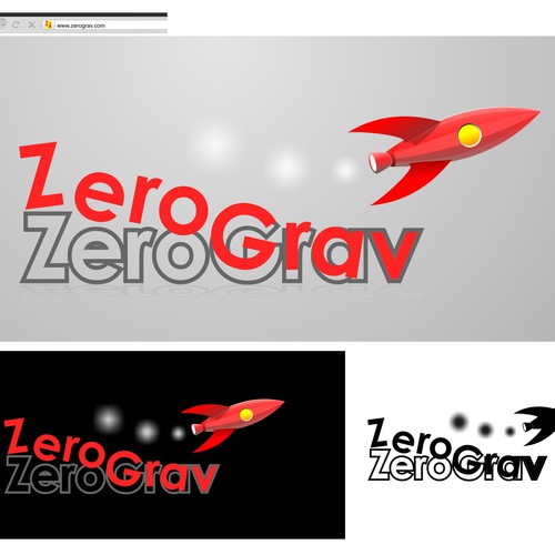 Nice, friendly logo for Zero Grav Design réalisé par Bilitonite