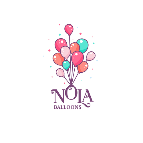 balloon logo design