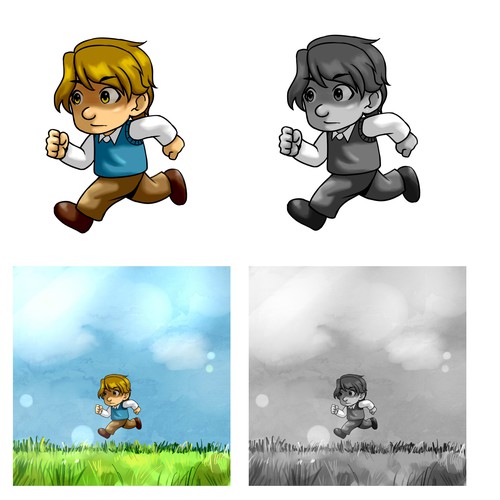 Diseño de Design Sprite Sheet for Puzzle-Adventure Game Character! de lucidmoon