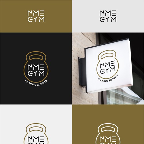 Design vincitore del contest "gym logo design"