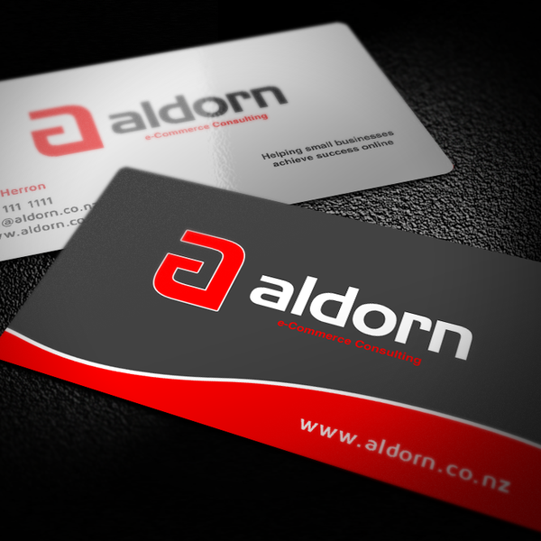 "Aldorn" needs a logo and business card, one aimed at your parents, that less tech savy generation!