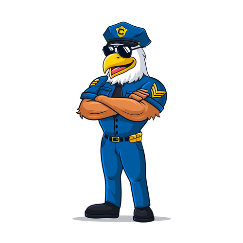 Mascot for Uranus Fudge Factory and General Store Design by Art Dhiego