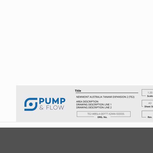 Title block for technical drawings Design by TheDreamCity