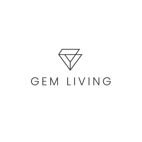 Geometrical, minimalist, modern brand design for Gem Living Design by sanvisual