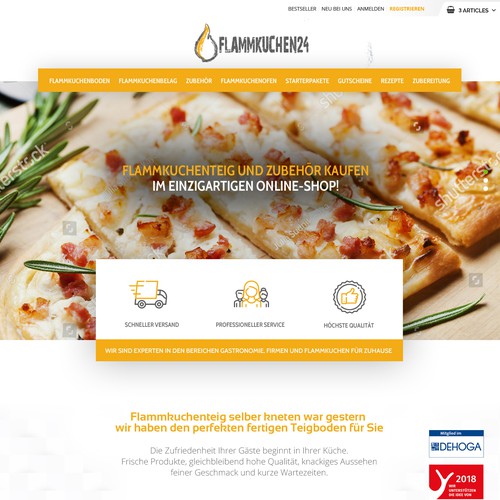Landing page design contest entry by Ubaxis