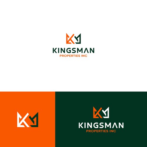 Kingsman Properties logo Design by Akhat7172