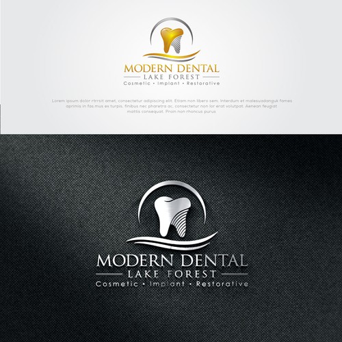 Design a luxurious, sleek and sophisticated logo for a chic and modern dental  office | Logo design contest | 99designs