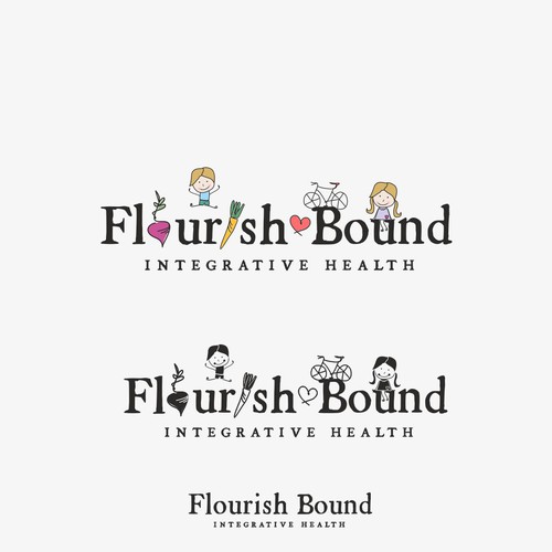 Design a logo aimed at solving & finding the missing piece/connecting the dots of a child's health and wellness Design by ∴ S O P H I Ē ∴