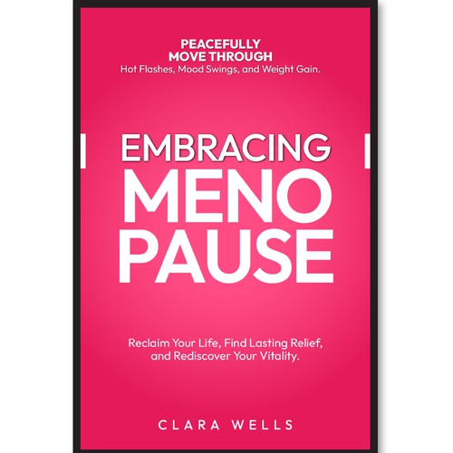 I need a book cover that connects with women about menopause Design by Creative_Crafter